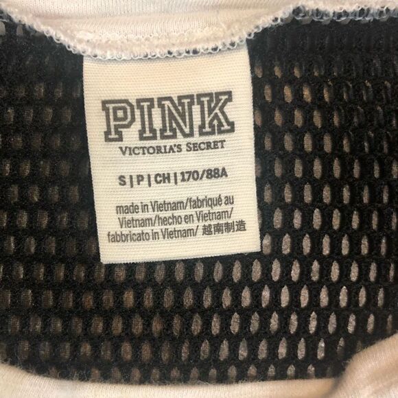 PINK Victoria Secrete Totally 80s Retro Tee Shirt Size Small - Picture 11 of 14